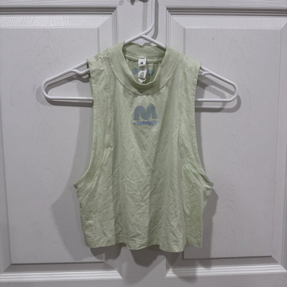Lululemon x Madhappy‎ All Yours Crop Tank Top Heathered Elixir Size 0 - Picture 6 of 10